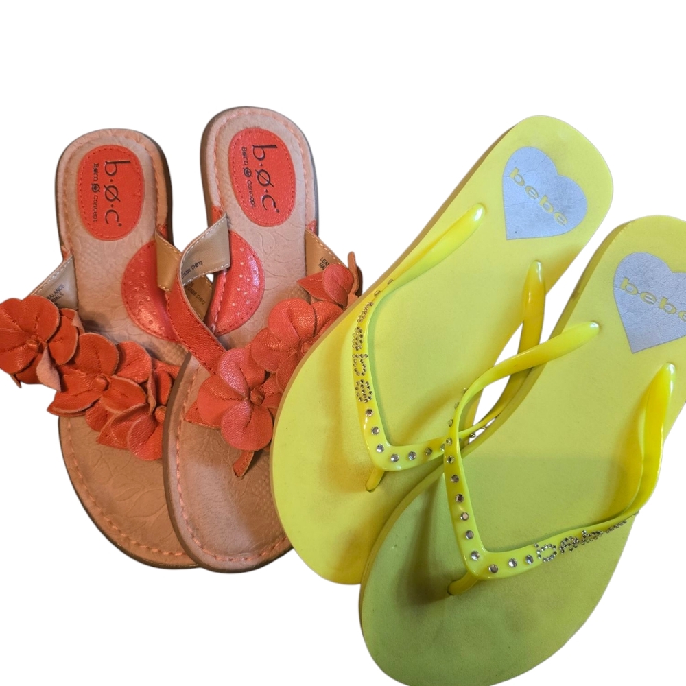 Women's Sandals - Orange and Yellow Bundle